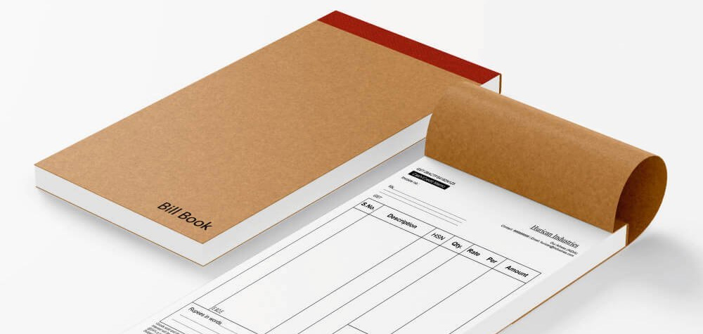 Bill Book Printing